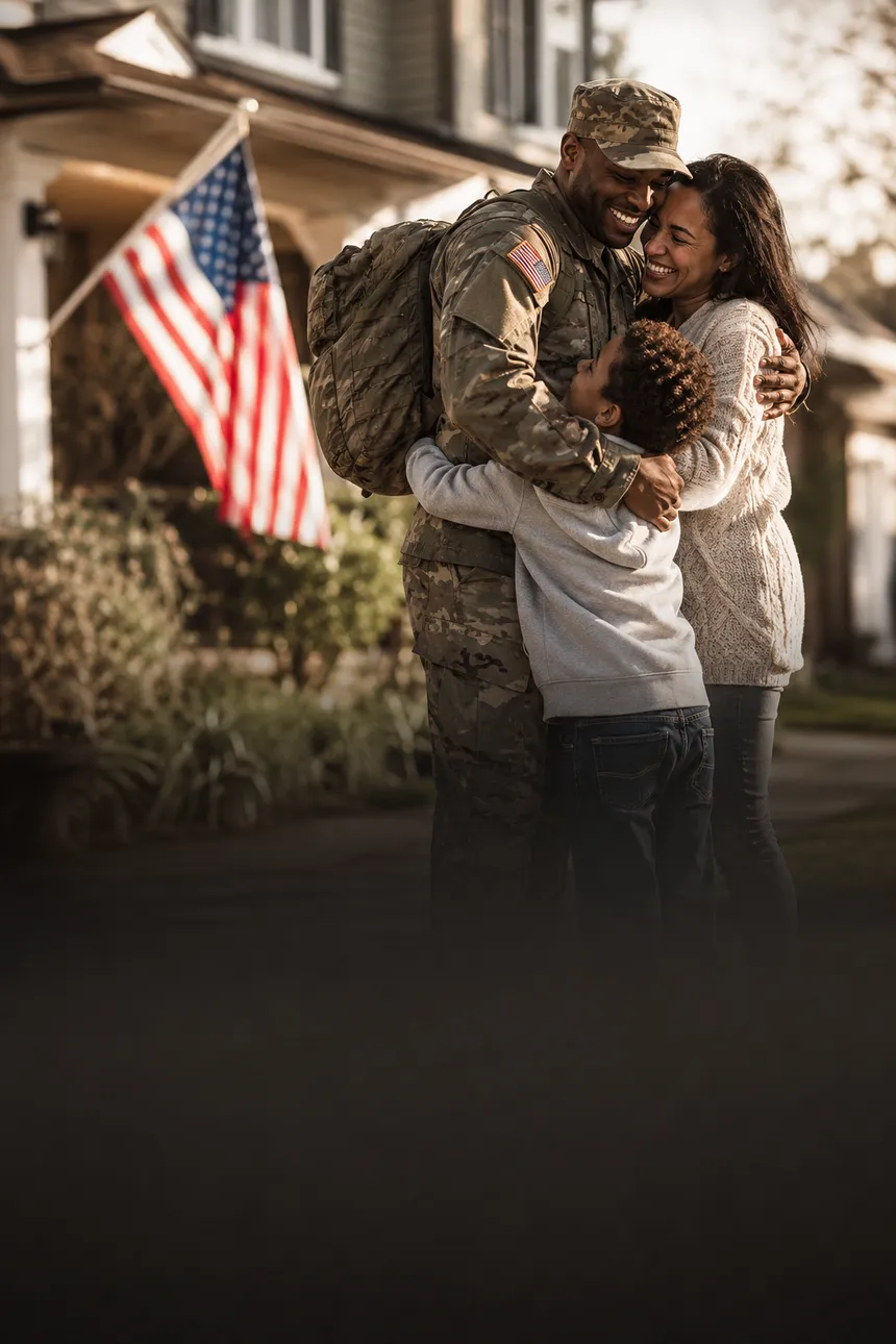 Military families and friends staying connected